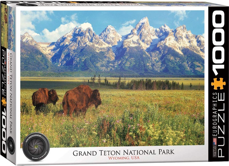 EuroGraphics Grand Teton National Park Photography by Steve Hinch 1000-Piece Puzzle - Image 1